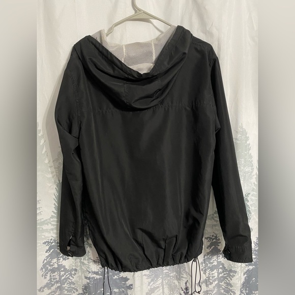 Basic Editions Black Windbreaker Jacket - Picture 3 of 5